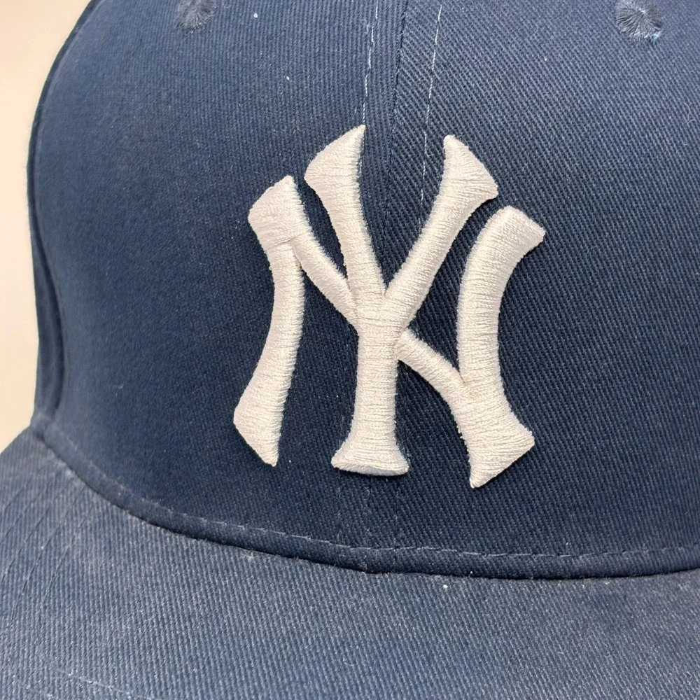 New‎ York Yankees Navy Blue Snapback Hat Police Shield Patch MLB Melonwear Cap